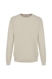 Pullover leggero con struttura Sorbino Beige