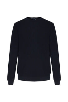 Pullover leggero con struttura Sorbino Blu Navy