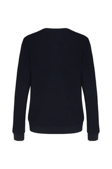 Pullover leggero con struttura Sorbino Blu Navy