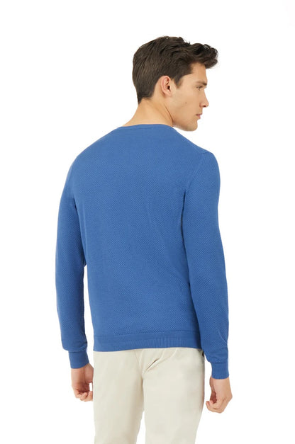 Pullover leggero Sorbino in cotone Indaco