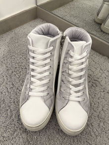 Scarpa Mecap alta Bianco e Grigio