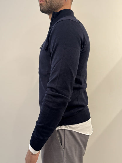 Lupetto in poliviscosa Hamaki-Ho blu