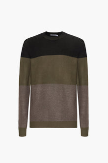 Pullover con struttura Sorbino oliva