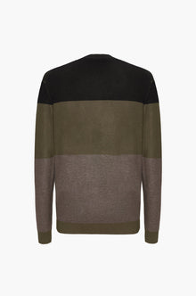 Pullover con struttura Sorbino oliva