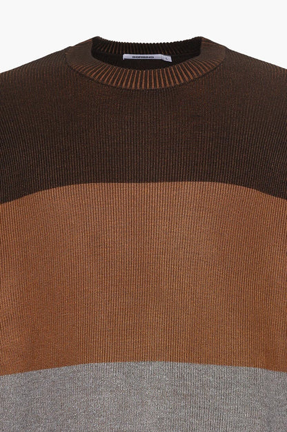 Pullover con struttura Sorbino tobacco