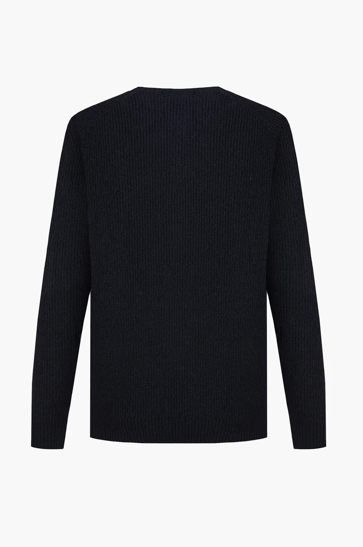 Pullover a costa Inglese Sorbino nero
