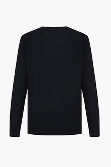 Pullover a costa Inglese Sorbino nero