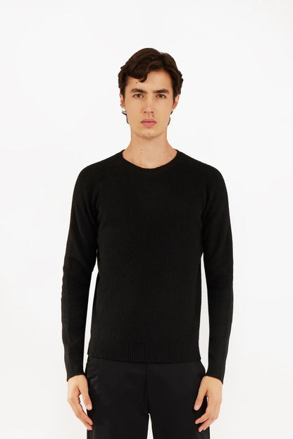 Pullover a costa Inglese Sorbino nero