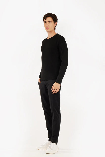 Pullover a costa Inglese Sorbino nero