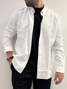 Camicia basic uomo manica lunga