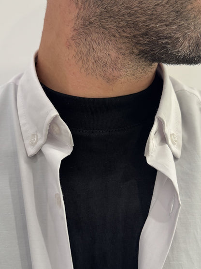 Camicia basic uomo manica lunga
