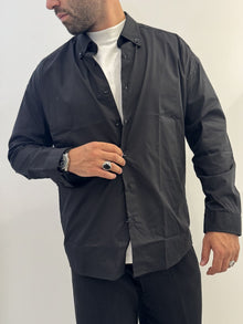 Camicia basic uomo manica lunga