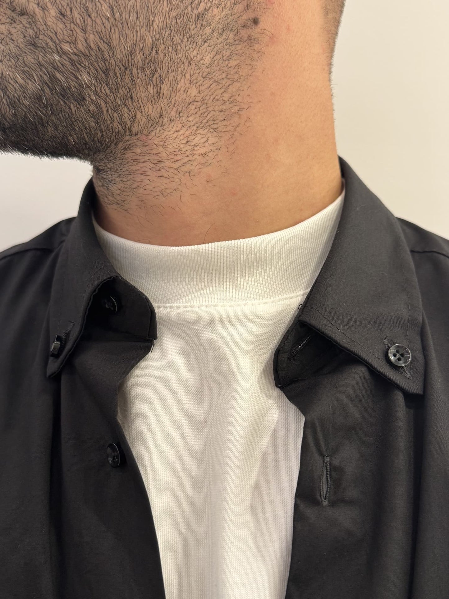 Camicia basic uomo manica lunga