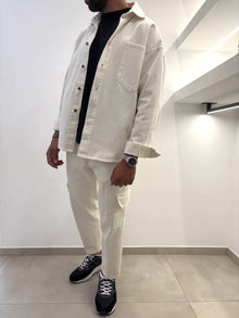 Coordinato in Jeans bianco