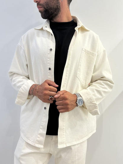 Coordinato in Jeans bianco