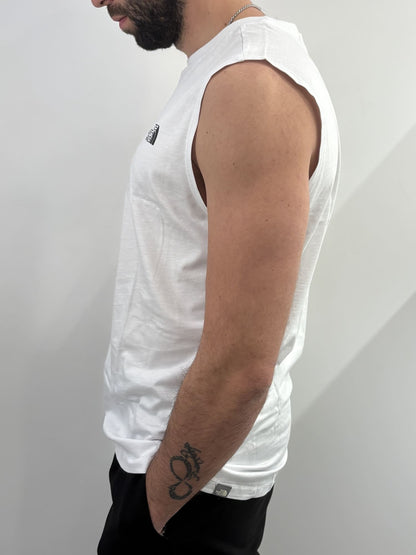 Canotta The North Face con logo bianco