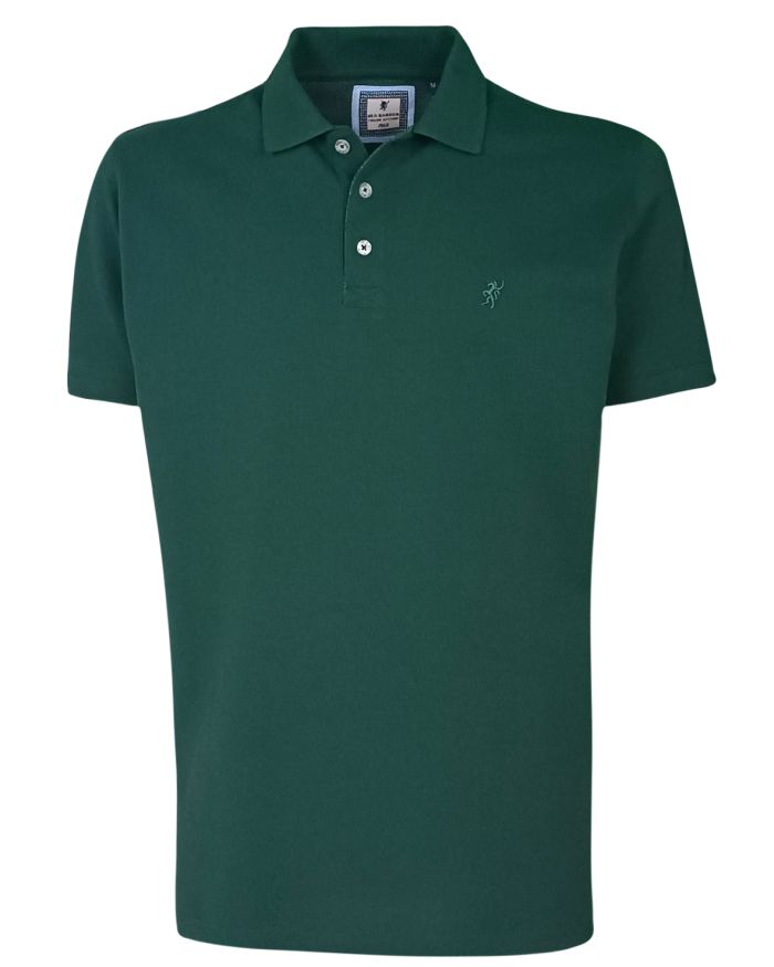 Polo maniche corte basic verde