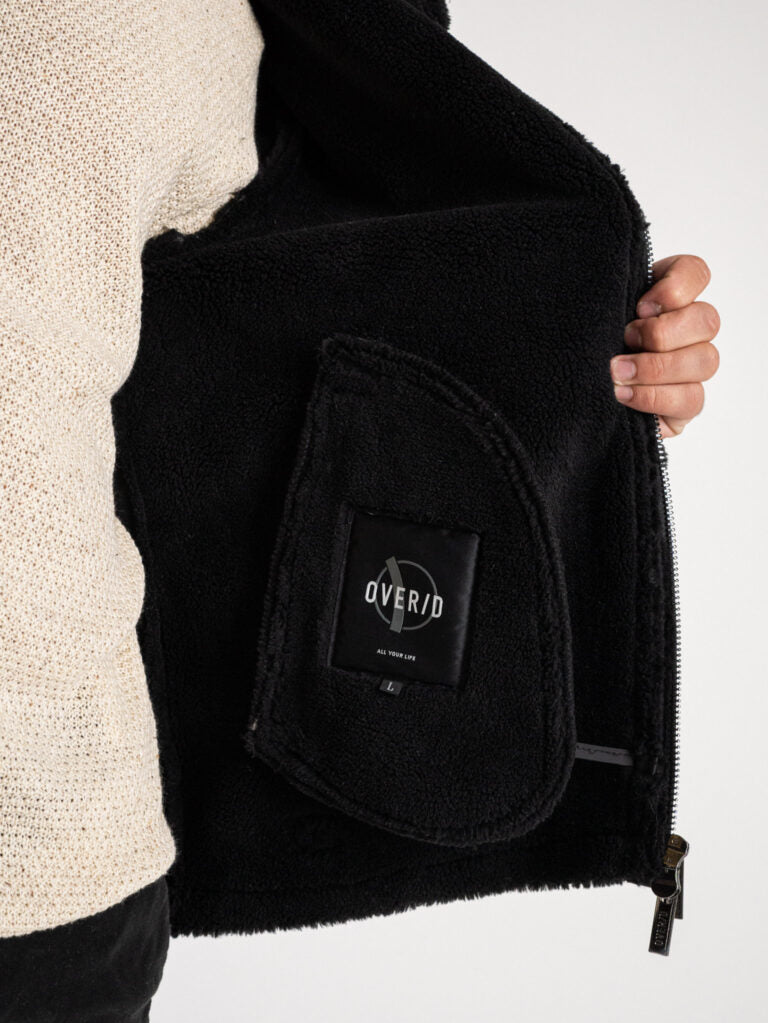 OVER-D Ecomontone morbido Giubbotto in pelle