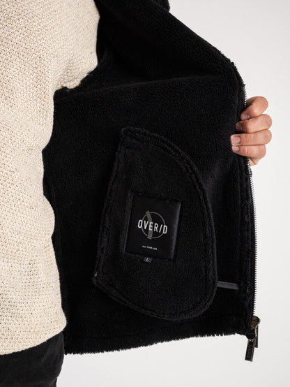 OVER-D Ecomontone morbido Giubbotto in pelle