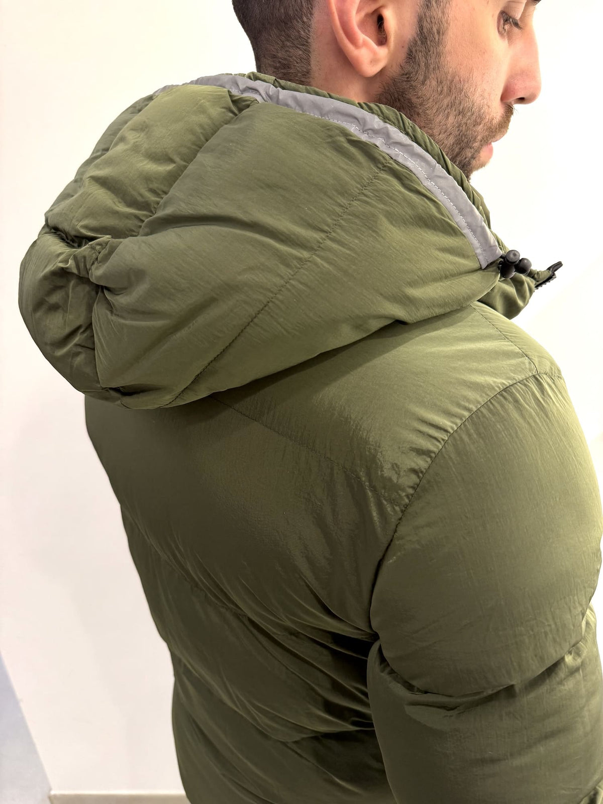 Giubbotto bomber trapunta larga