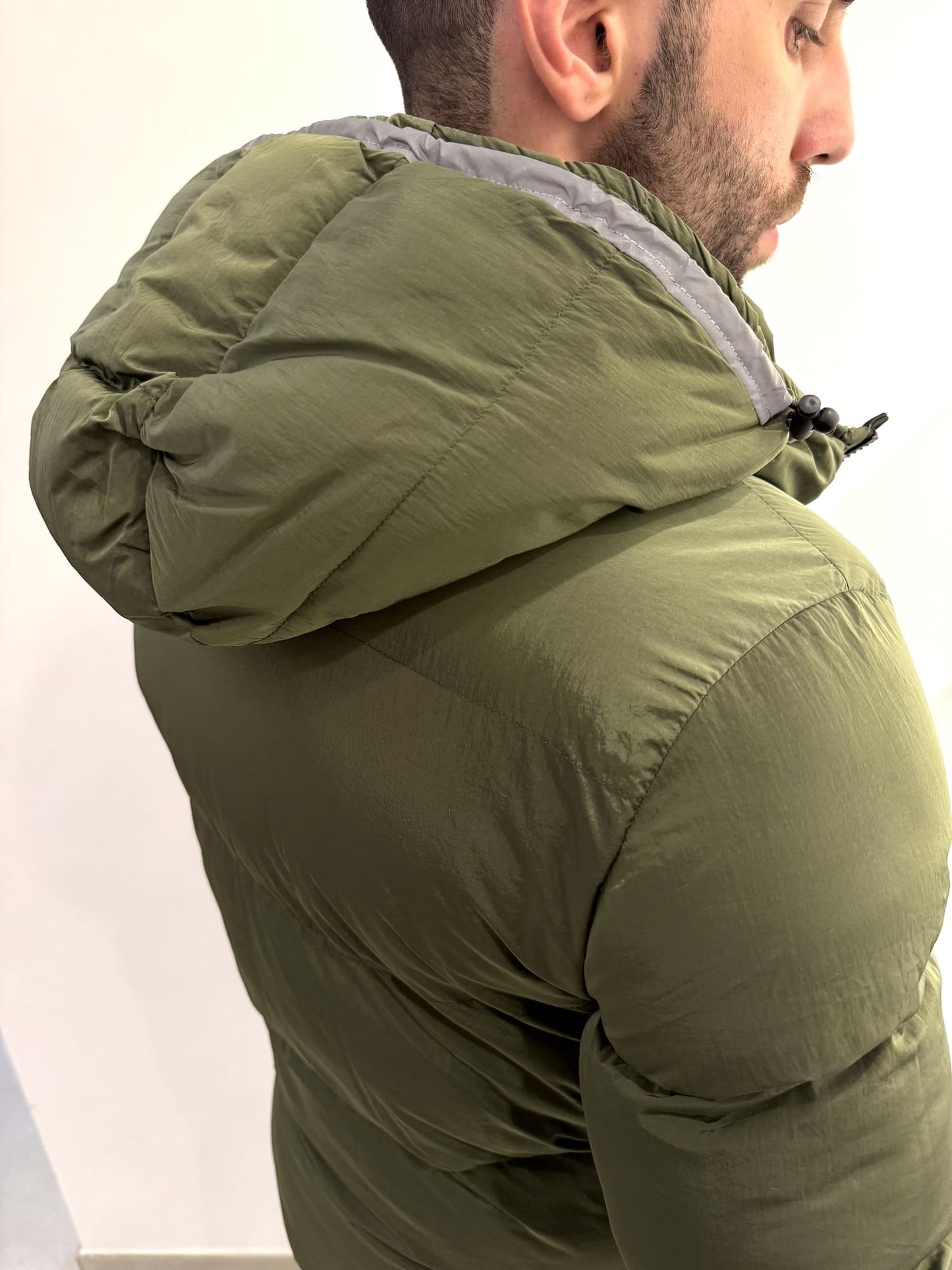 Giubbotto bomber trapunta larga