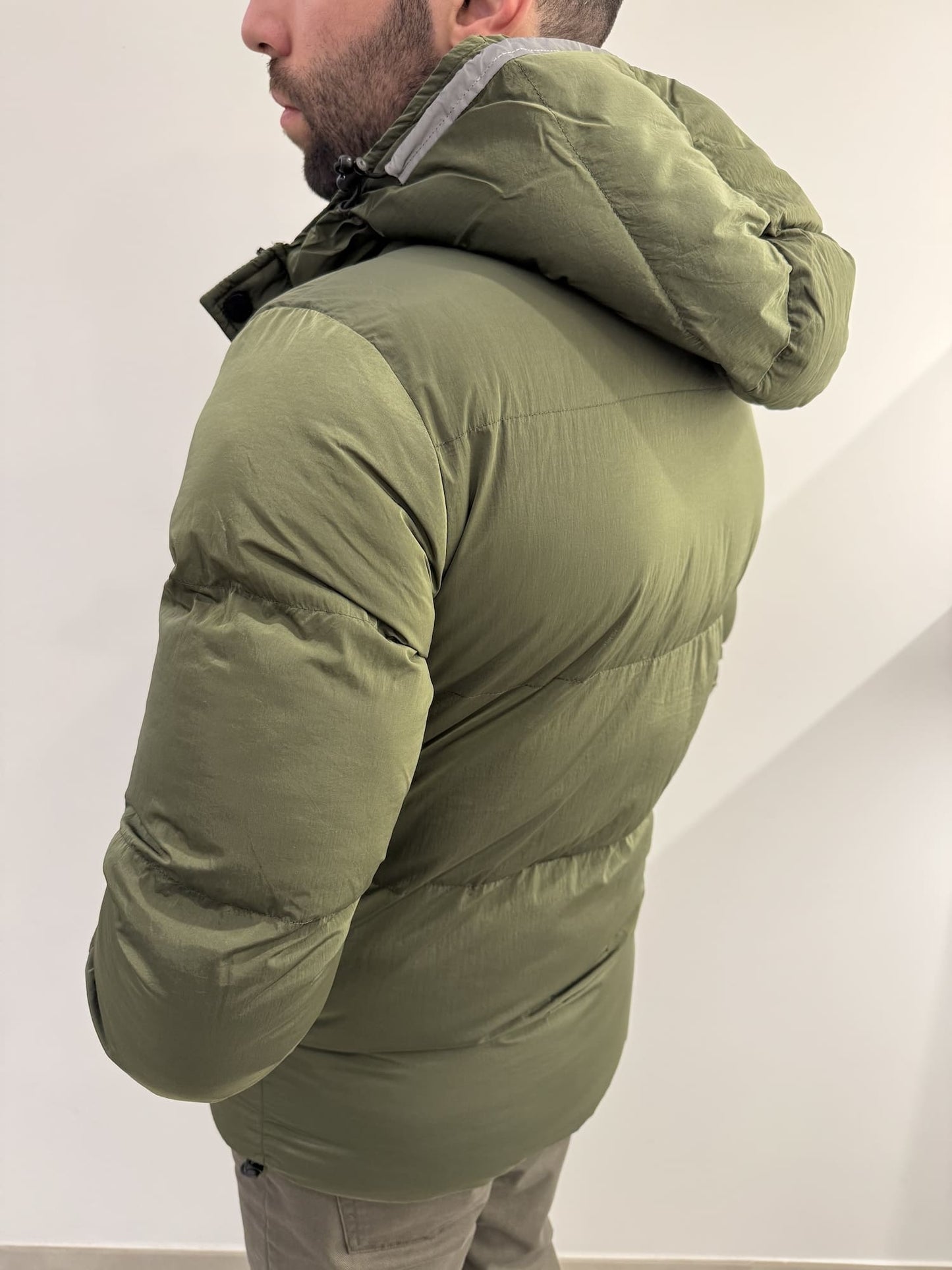 Giubbotto bomber trapunta larga