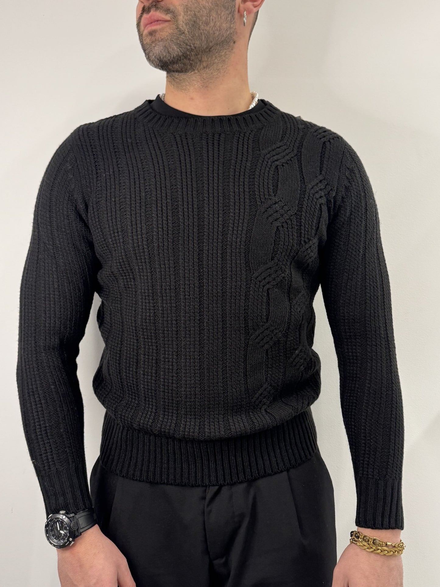 Maglione basic strutturato
