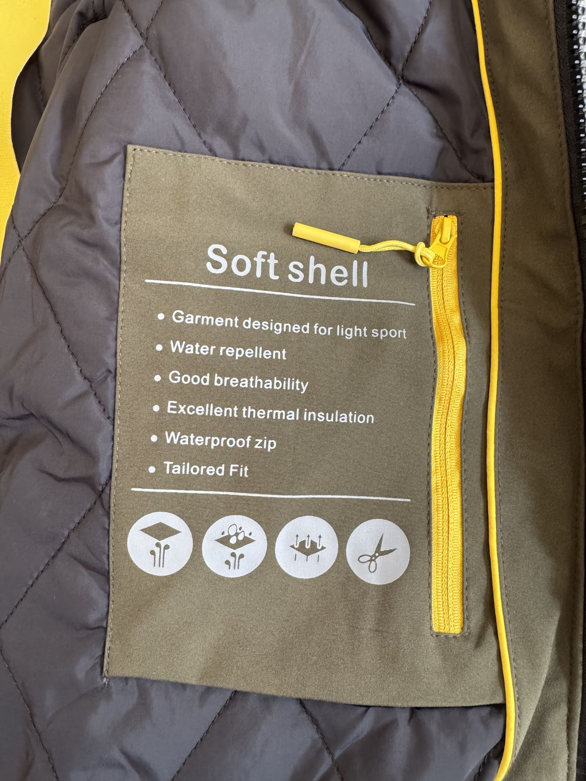 Giubbotto Bi-tessuto soft shell