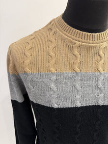 Pullover paricollo strutturato