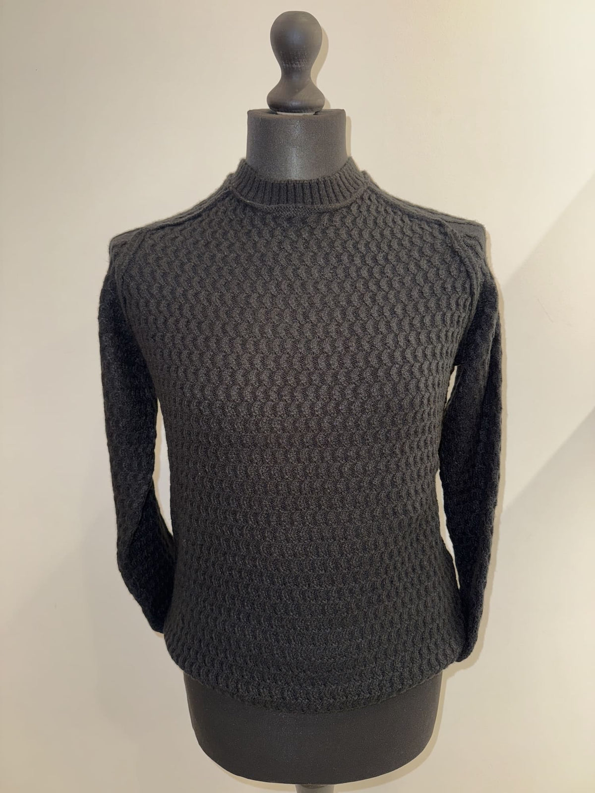 Pullover paricollo strutturato