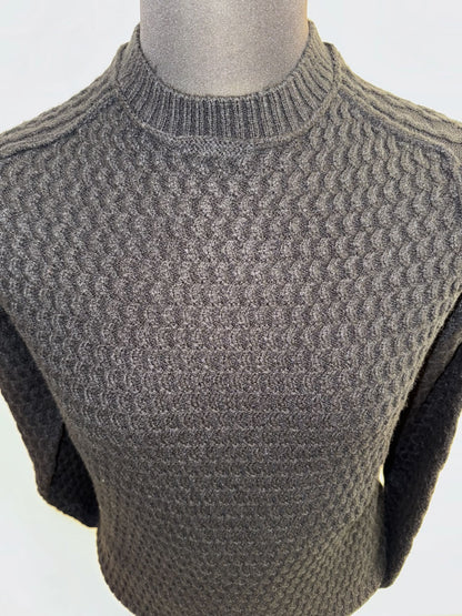 Pullover paricollo strutturato