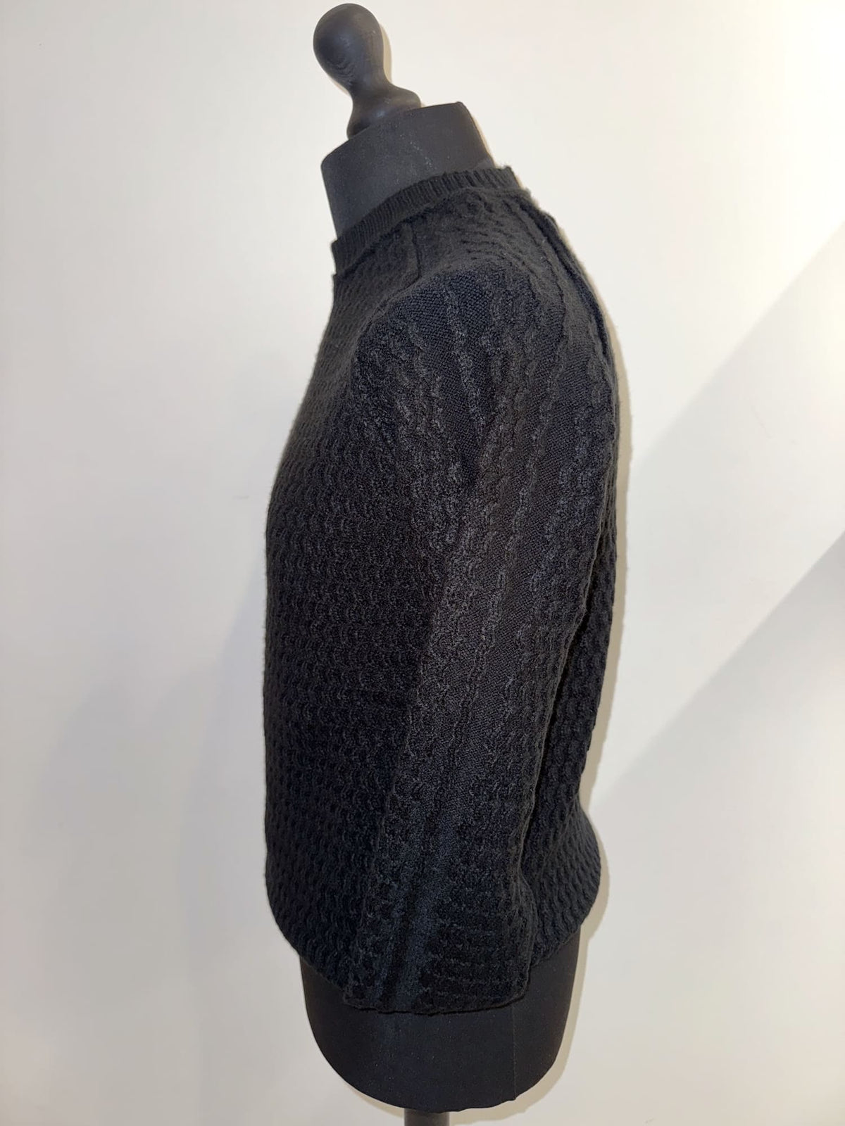 Pullover paricollo strutturato