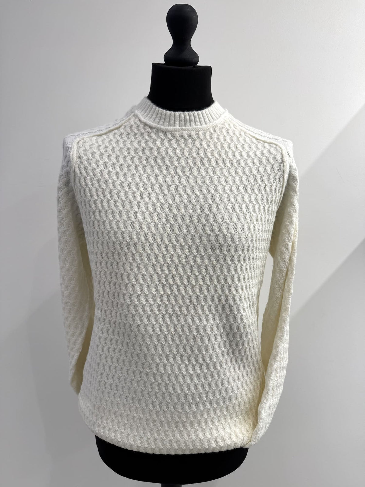 Pullover paricollo strutturato