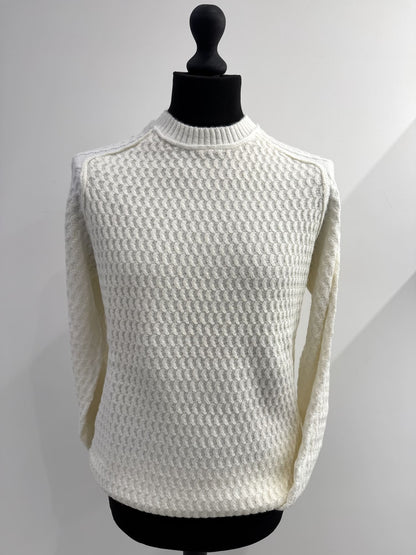 Pullover paricollo strutturato