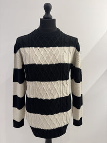 Pullover paricollo strutturato Over/D