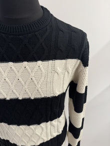 Pullover paricollo strutturato Over/D