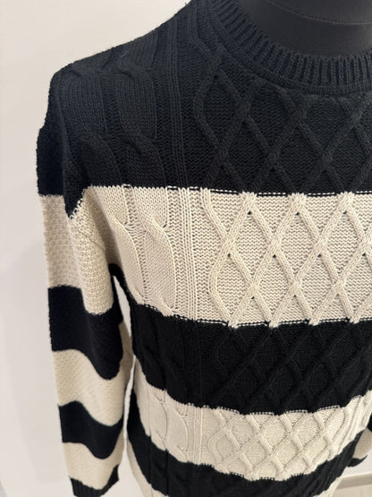 Pullover paricollo strutturato Over/D