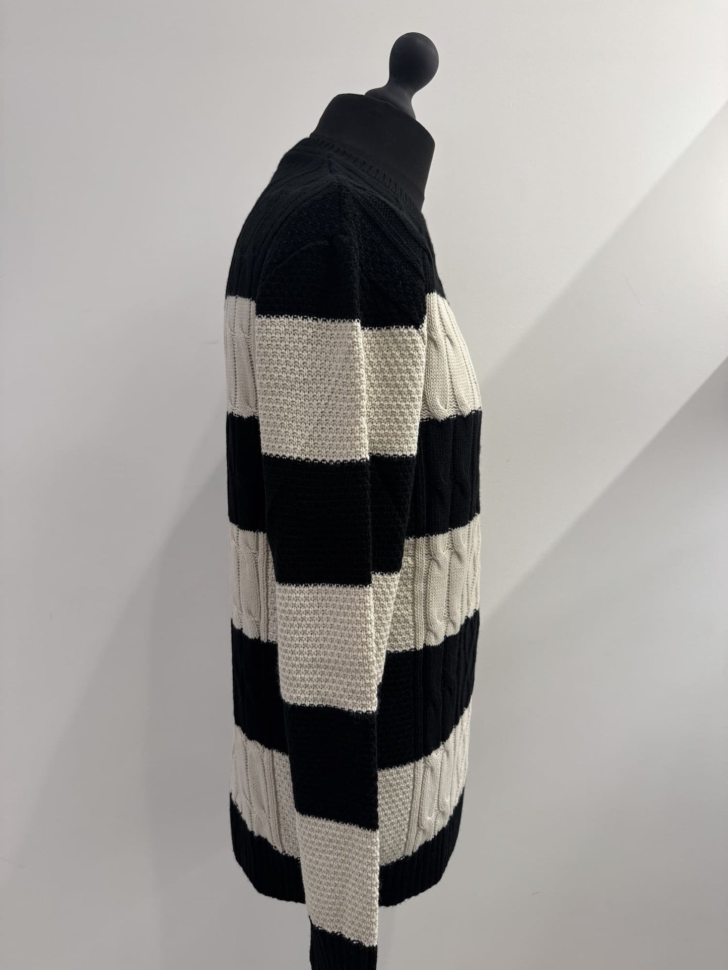 Pullover paricollo strutturato Over/D