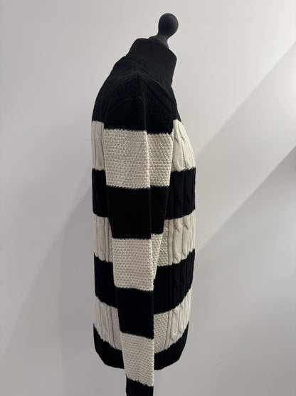 Pullover paricollo strutturato Over/D