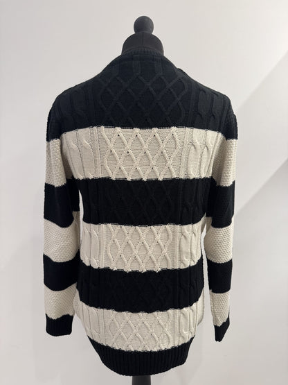 Pullover paricollo strutturato Over/D