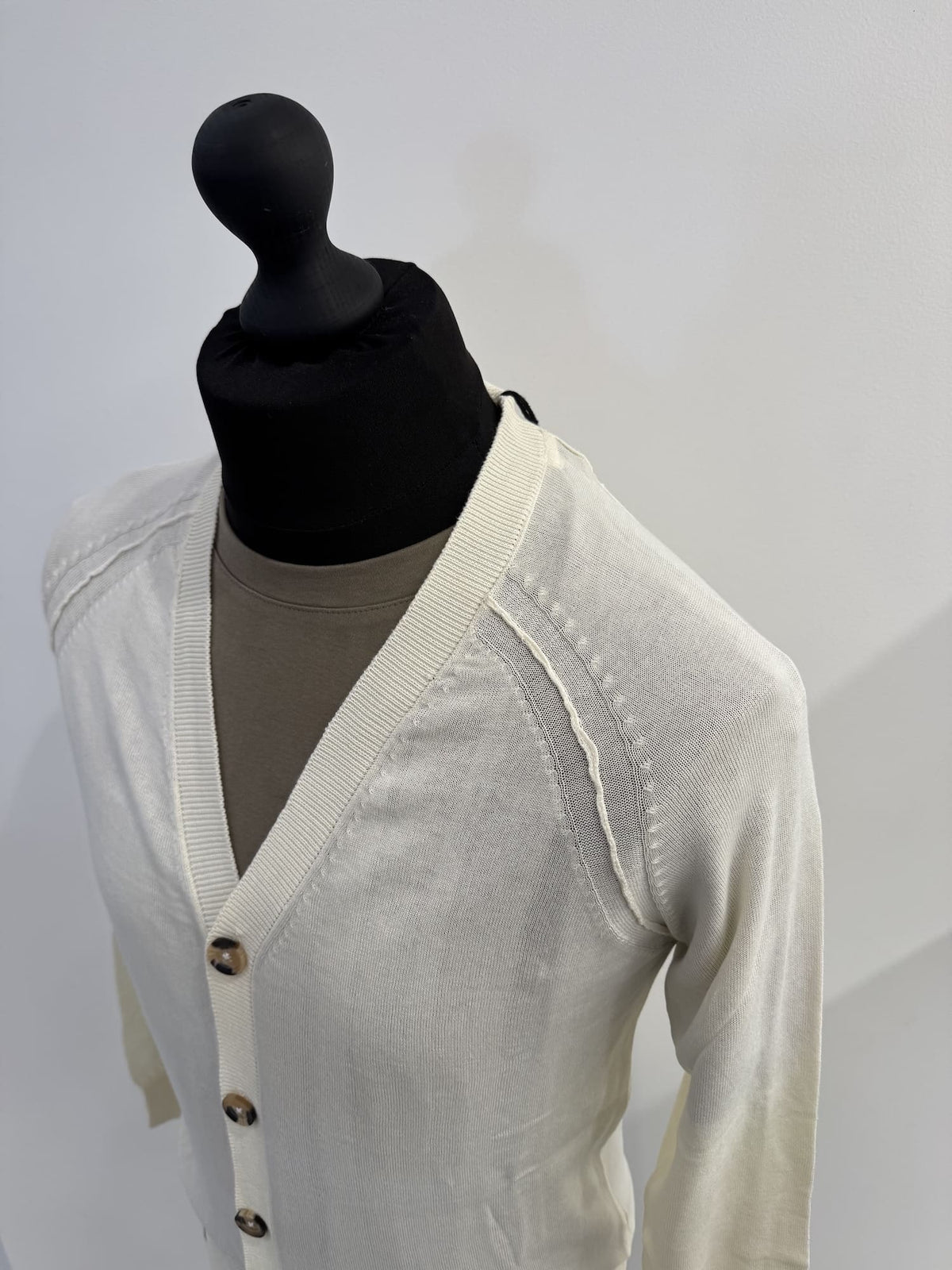 Cardigan scollo V ragan