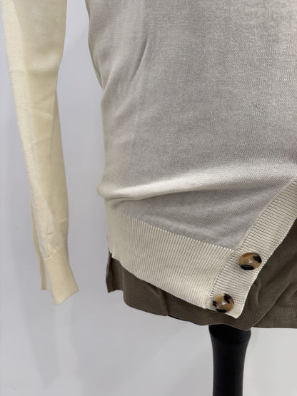 Cardigan scollo V ragan