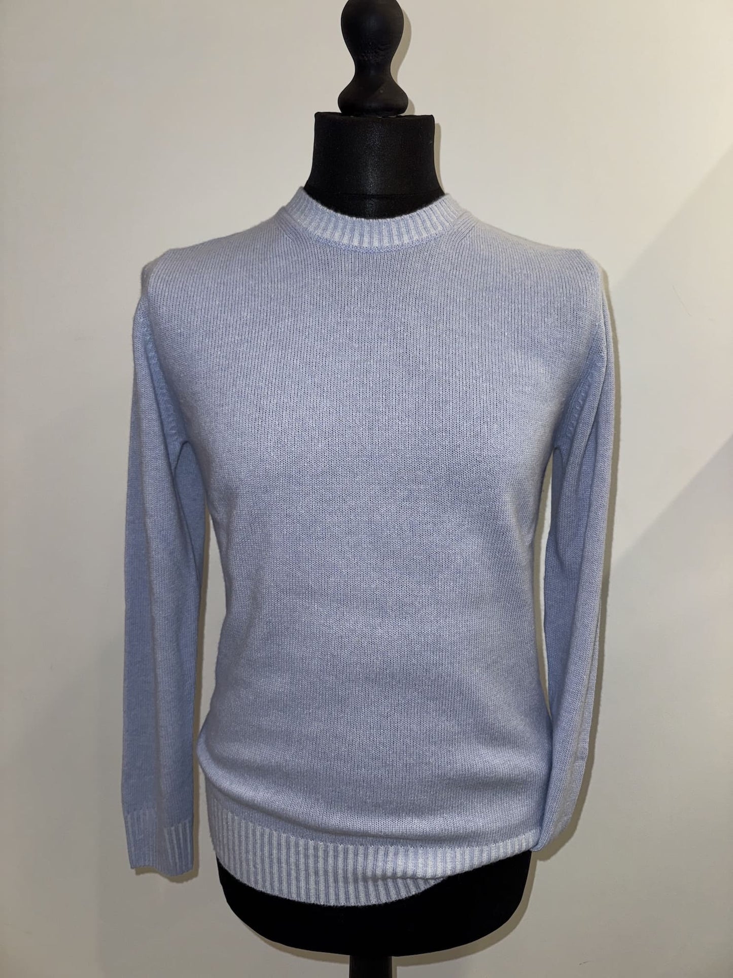 Maglione girocollo in misto cashmere