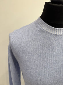 Maglione girocollo in misto cashmere