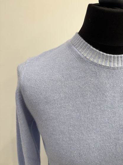 Maglione girocollo in misto cashmere