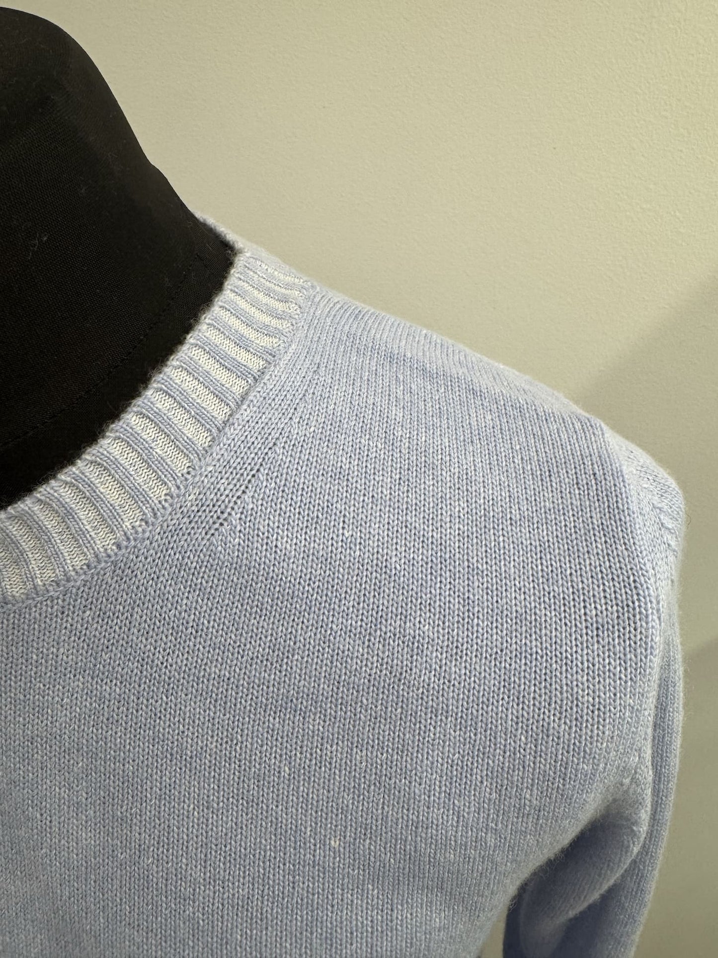 Maglione girocollo in misto cashmere