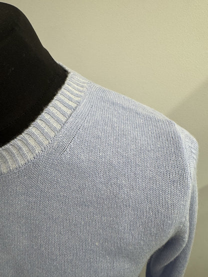 Maglione girocollo in misto cashmere