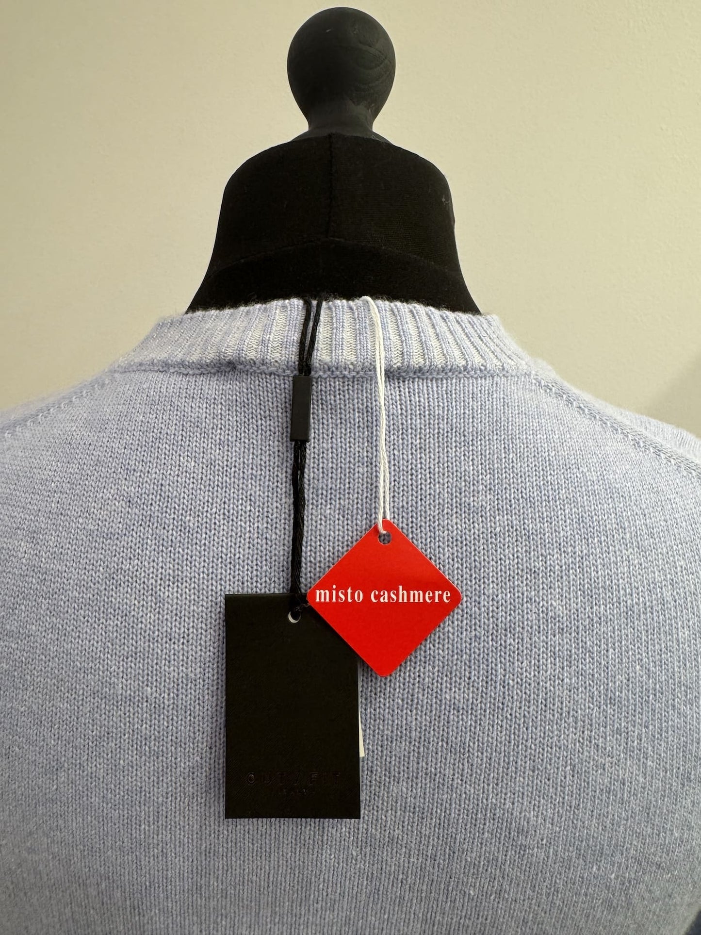 Maglione girocollo in misto cashmere