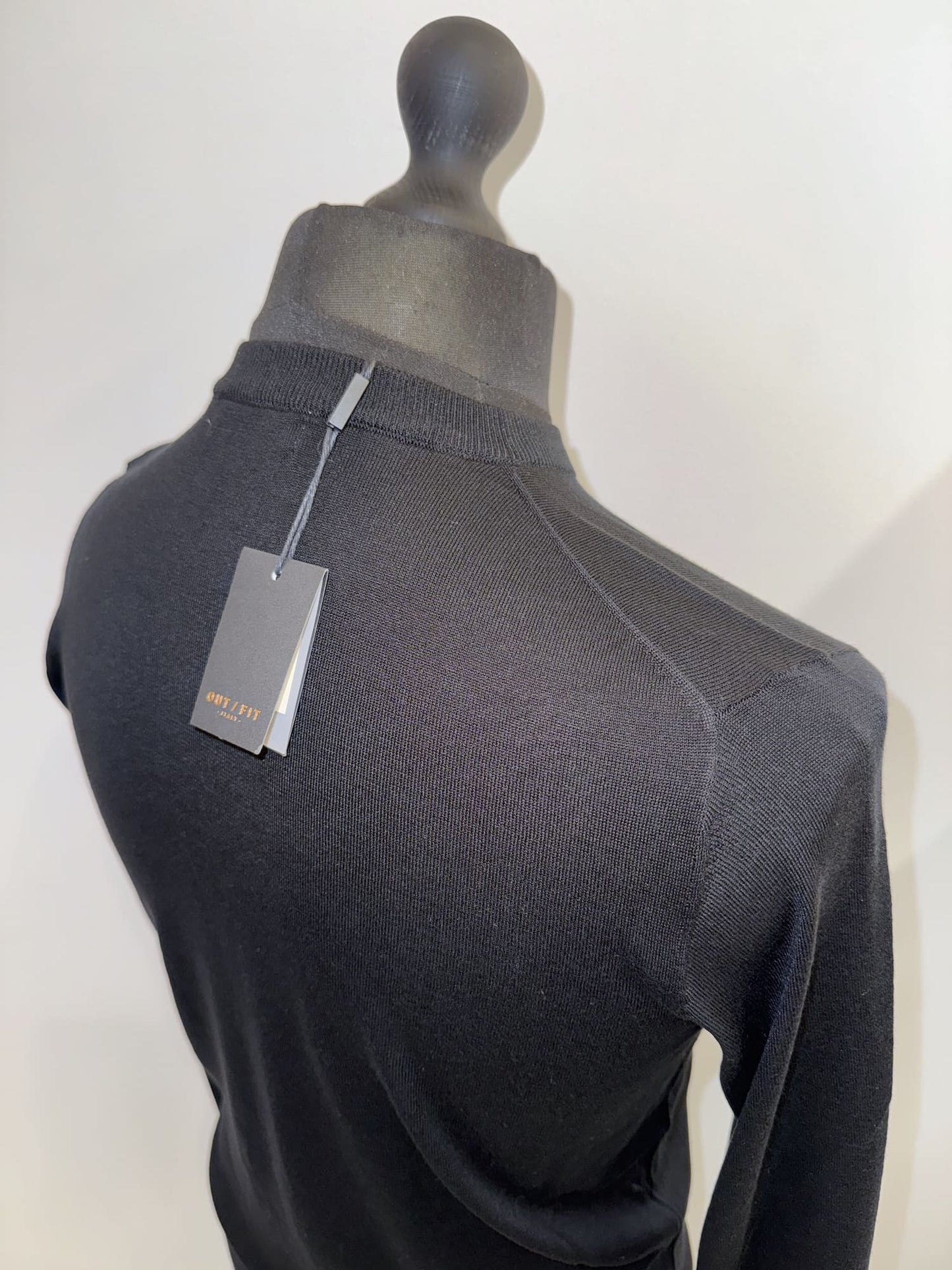 Maglioncino paricollo misto seta