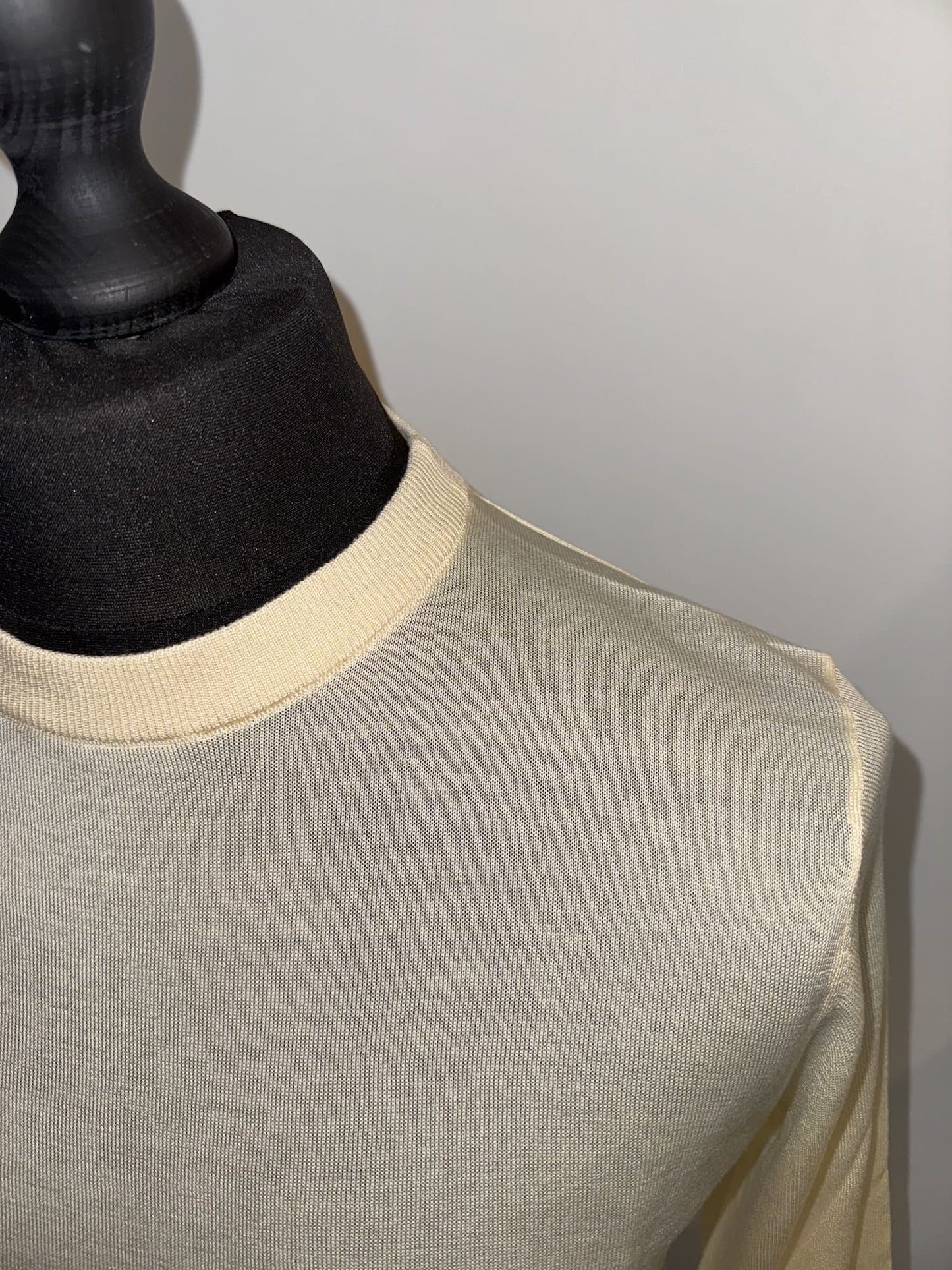 Maglioncino paricollo misto seta